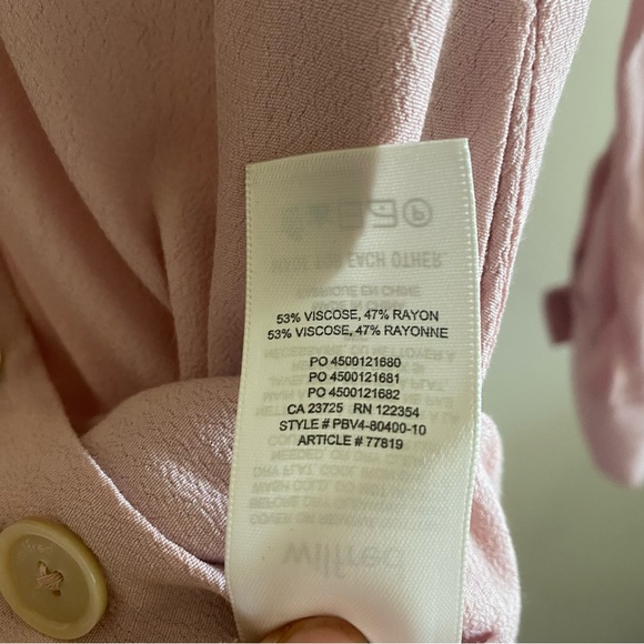 Wilfred Pink Button-Up Long sleeve shirt Dress - Picture 10 of 13